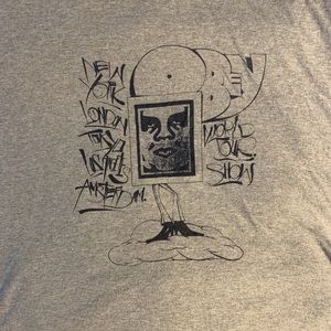 Vintage obey world tour shirt